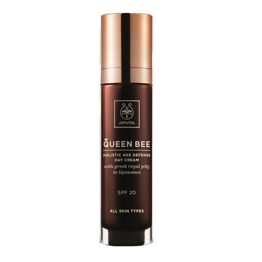 Apivita Queen Bee Holistic Age Defence Day Cream Spf20 With Greek Royal Jelly in Liposomes 50ml Apivita Queen Bee Holistic Age Defence Day Cream Spf20 With Greek Royal Jelly in Liposomes 50ml