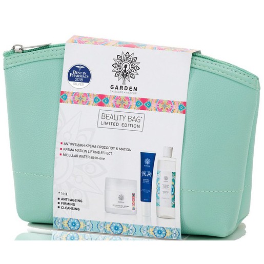Garden of Panthenols Αντιρυτιδική Κρέμα Προσώπου & Ματιών 50ml, Lifting Effect Κρέμα Ματιών 30ml, Micellar Water 100ml & Νεσεσέρ Garden of Panthenols Αντιρυτιδική Κρέμα Προσώπου & Ματιών 50ml, Lifting Effect Κρέμα Ματιών 30ml, Micellar Water 100ml & Νεσεσέρ