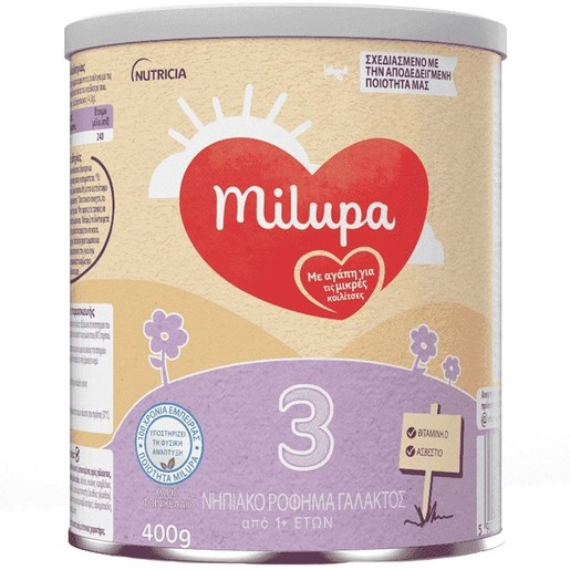 Milupa Aptamil 3 Νηπιακό Ρόφημα Γάλακτος για Ηλικίες Από 12 Μηνών 400gr