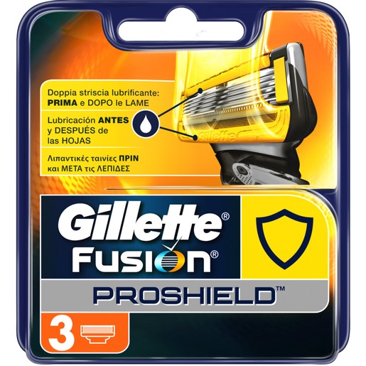 Gillette Fusion Proshield Ανταλλακτικές Κεφαλές 5 Λεπίδων 3 τεμάχια Gillette Fusion Proshield Ανταλλακτικές Κεφαλές 5 Λεπίδων 3 τεμάχια
