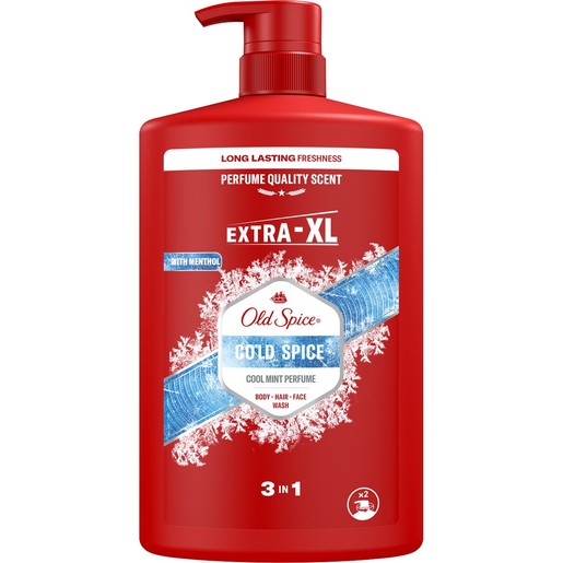 Old Spice Cold Spice 3in1 Shower & Shampoo Gel 1L