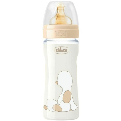 Chicco Original Touch Anti-Colic Glass Bottle Unisex Latex 0m+, 240ml