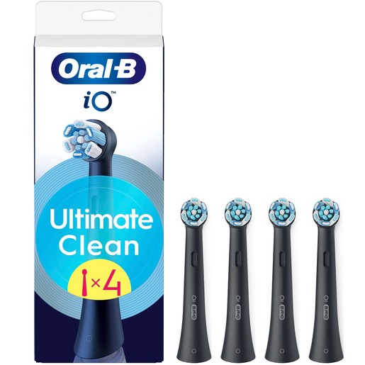 Oral-B iO Ultimate Clean Brush Heads 4 Τεμάχια - Black