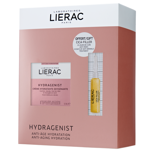 Lierac Promo Hydragenist Creme Normal to Dry Skin 50ml & Δώρο Cica-Filler Serum 10ml Lierac Promo Hydragenist Creme Normal to Dry Skin 50ml & Δώρο Cica-Filler Serum 10ml