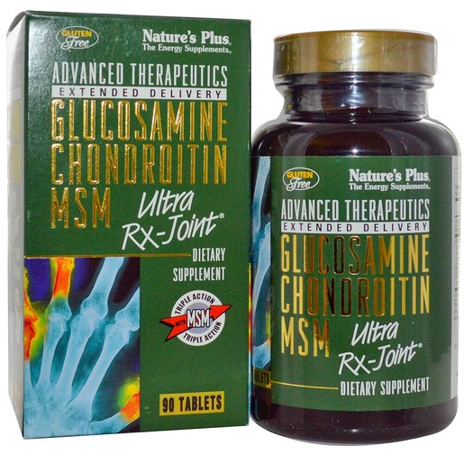 Natures Plus Glucosamine Chondroitin MSM Ultra Rx-Joint Συμπλήρωμα Διατροφής για την Υγεία των Αρθρώσεων 90 Tabs Natures Plus Glucosamine Chondroitin MSM Ultra Rx-Joint Συμπλήρωμα Διατροφής για την Υγεία των Αρθρώσεων 90 Tabs