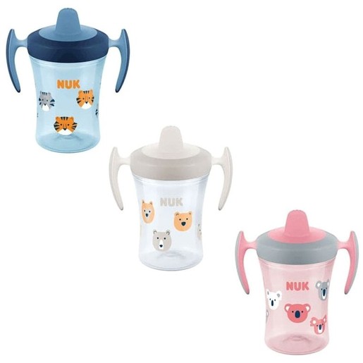 Nuk Trainer Cup με Μαλακό Ρύγχος και Χεράκια 6+ , 230ml Nuk Trainer Cup με Μαλακό Ρύγχος και Χεράκια 6+ , 230ml