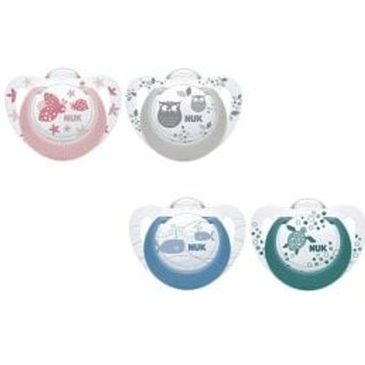 Nuk Genius Color Πιπίλες Σιλικόνης με Κρίκο 2τμχ Nuk Genius Color Πιπίλες Σιλικόνης με Κρίκο 2τμχ