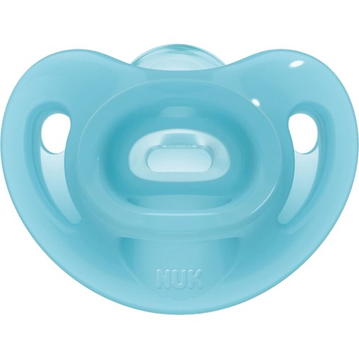 Nuk Sensitive Silicone Soother 6-18m 1 Τεμάχιο - Γαλάζιο