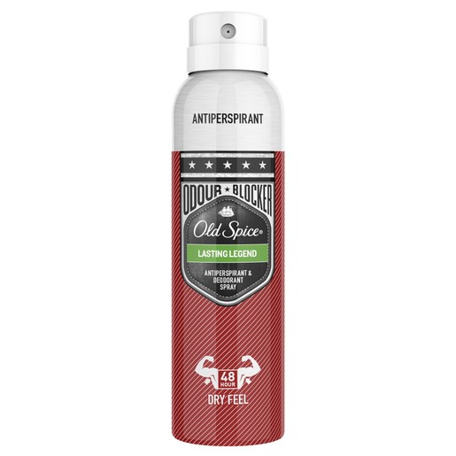 Old Spice Antiperpirant Spray Lasting Legend Αντιιδρωτικό & Αποσμητικό Spray για Άνδρες 150ml Old Spice Antiperpirant Spray Lasting Legend Αντιιδρωτικό & Αποσμητικό Spray για Άνδρες 150ml