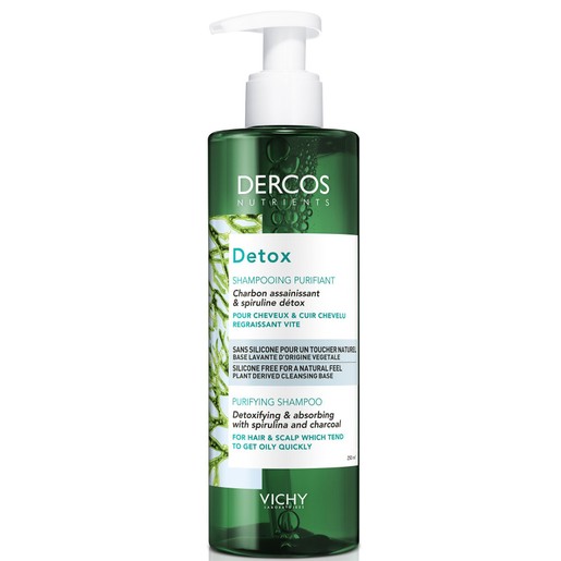 Vichy Dercos Nutrients Detox Shampooing Purifiant Εξισορροπητικό Σαμπουάν Αποτοξίνωσης για Λιπαρά Μαλλιά & Τριχωτό 250ml Vichy Dercos Nutrients Detox Shampooing Purifiant Εξισορροπητικό Σαμπουάν Αποτοξίνωσης για Λιπαρά Μαλλιά & Τριχωτό 250ml