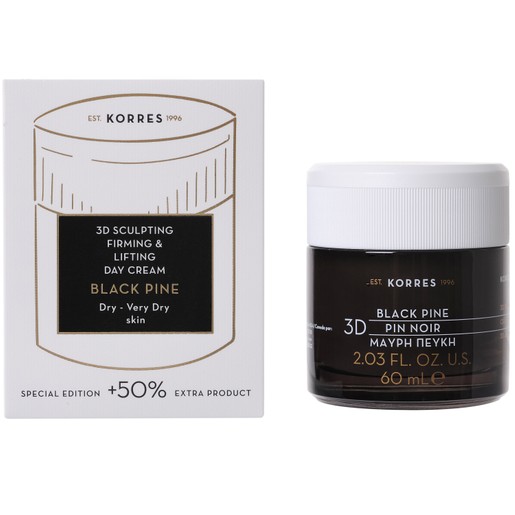 Korres Μαύρη Πεύκη Κρέμα Ημέρας 3D 60ml Korres Μαύρη Πεύκη Κρέμα Ημέρας 3D 60ml