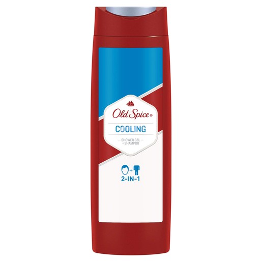 Old Spice Shower Gel & Hair Shampoo Cooling 2 in 1 Αφροντούς & Σαμπουάν Αναζωογονητικό Άρωμα 400ml Old Spice Shower Gel & Hair Shampoo Cooling 2 in 1 Αφροντούς & Σαμπουάν Αναζωογονητικό Άρωμα 400ml