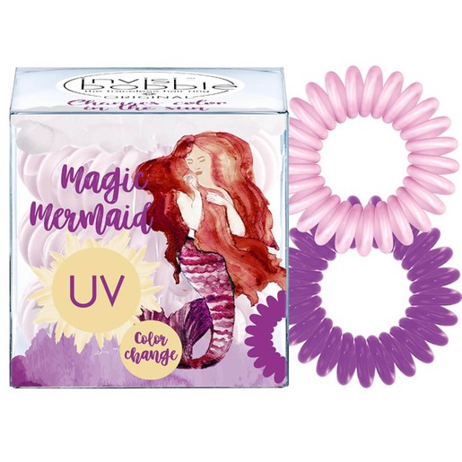Invisibobble Original Magic Mermaid Coral Cha Cha UV Λαστιχάκι Μαλλιών 3 Τεμάχια Invisibobble Original Magic Mermaid Coral Cha Cha UV Λαστιχάκι Μαλλιών 3 Τεμάχια