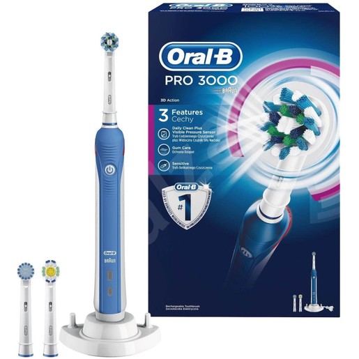Oral-B Pro 3000 3D Action Ηλεκτρική Οδοντόβουρτσα Oral-B Pro 3000 3D Action Ηλεκτρική Οδοντόβουρτσα
