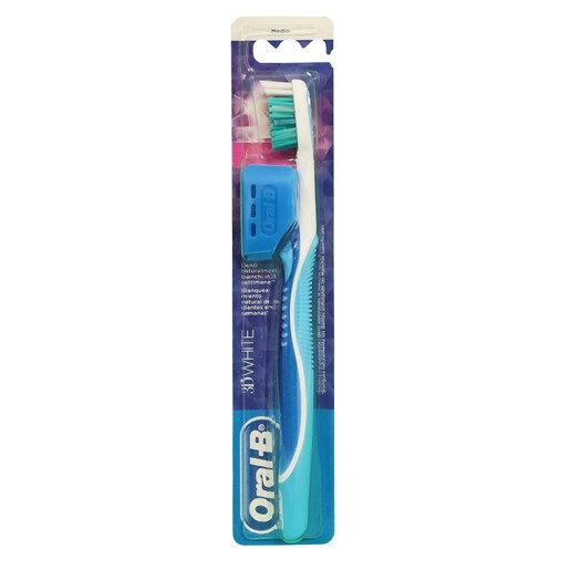 Oral-B 3D White Οδοντόβουρτσα Μέτρια, 1 τεμάχιο Oral-B 3D White Οδοντόβουρτσα Μέτρια, 1 τεμάχιο