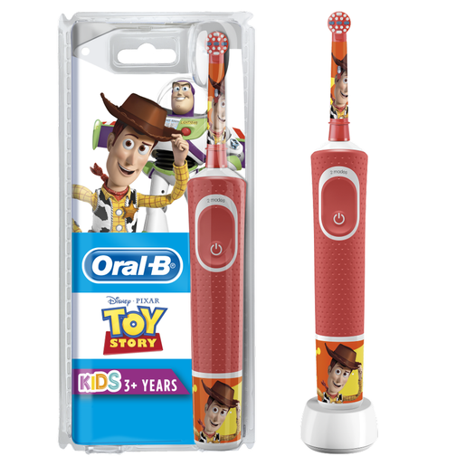 Oral-B Kids Toy Story Επαναφορτιζόμενη Ηλεκτρική Οδοντόβουρτσα με Πολύ Μαλακές Ίνες για Παιδιά από 3 Χρονών 1 Τεμάχιο