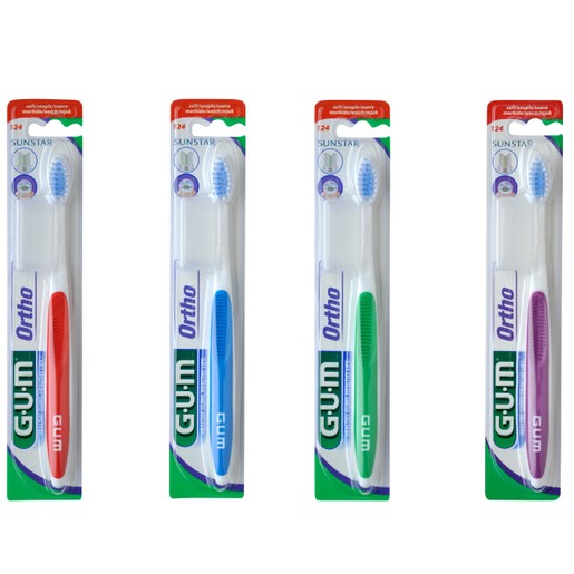 Gum Ortho Soft Οδοντόβουρτσα με Θήκη Προστασίας (124) Gum Ortho Soft Οδοντόβουρτσα με Θήκη Προστασίας (124)