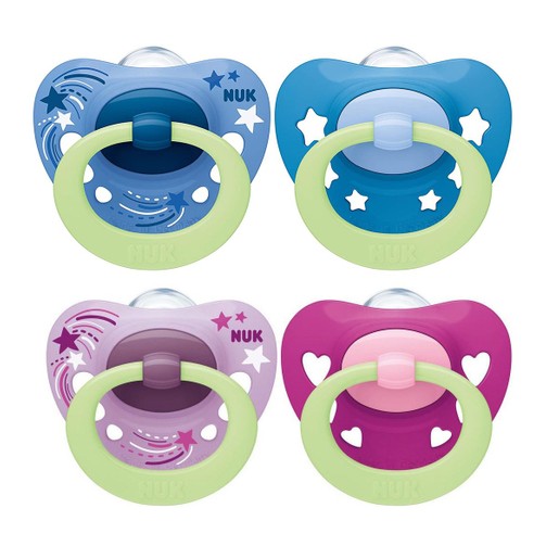 Nuk Signature Night Orthodontic Silicone Soother 6-18m 1 Τεμάχιο, Κωδ 10736695