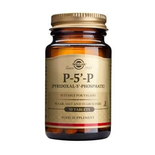Solgar P-5-P (Pyridoxal-5-Phosphate) 50mg tablets Solgar P-5-P (Pyridoxal-5-Phosphate) 50mg tablets