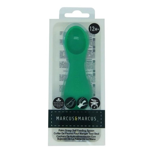 Marcus & Marcus Palm Grasp Self Feeding Spoon Εκπαιδευτικό Κουταλάκι Σιλικόνης 12m+ , 1 Τεμάχιο Marcus & Marcus Palm Grasp Self Feeding Spoon Εκπαιδευτικό Κουταλάκι Σιλικόνης 12m+ , 1 Τεμάχιο