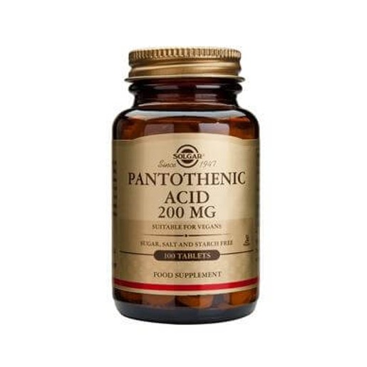Solgar Pantothenic Acid (B5) tabs Solgar Pantothenic Acid (B5) tabs