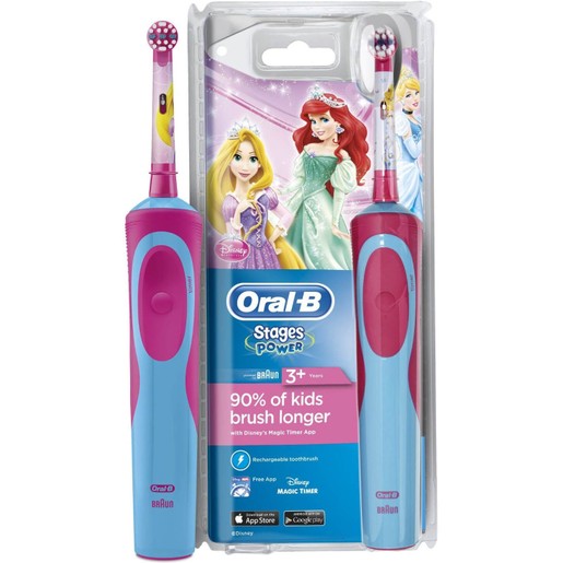 Oral-B Vitality Stages Power Princess 3+ years Παιδική Ηλεκτρική Οδοντόβουρτσα Oral-B Vitality Stages Power Princess 3+ years Παιδική Ηλεκτρική Οδοντόβουρτσα