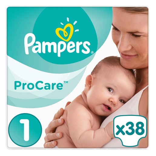 Pampers ProCare Premium Protection No1 (2-5kg) 38 πάνες Pampers ProCare Premium Protection No1 (2-5kg) 38 πάνες