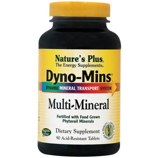 Nature\'s Plus Multi Mineral Dyno-Mins Συμπλήρωμα Διατροφής για την Εξασφάλιση της Υγείας των Οστών 90 Tablets Nature\'s Plus Multi Mineral Dyno-Mins Συμπλήρωμα Διατροφής για την Εξασφάλιση της Υγείας των Οστών 90 Tablets