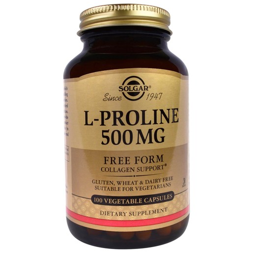Solgar L-Proline 500mg 100 Veg.Caps Solgar L-Proline 500mg 100 Veg.Caps