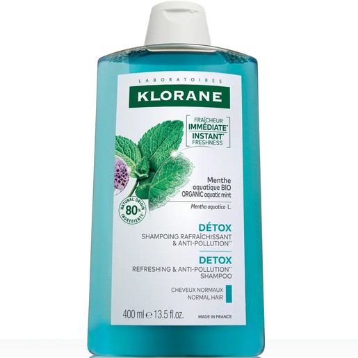 Klorane Mint Detox Shampoo 400ml