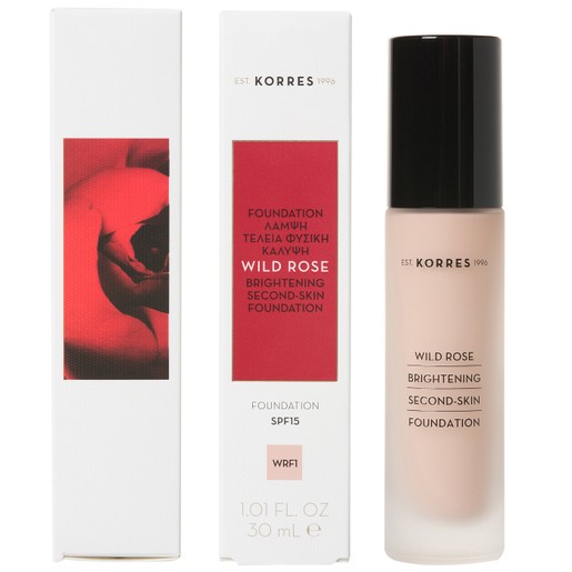 Korres Wild Rose Foundation Spf15, 30ml Korres Wild Rose Foundation Spf15, 30ml