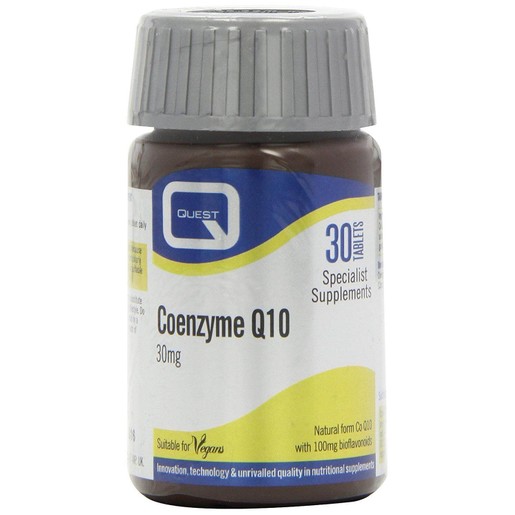 Quest Coenzyme Q10 30mg Συμπλήρωμα Διατροφής Συνενζύμου Q10 για την Μέγιστη Παραγωγή Ενέργειας 30tabs Quest Coenzyme Q10 30mg Συμπλήρωμα Διατροφής Συνενζύμου Q10 για την Μέγιστη Παραγωγή Ενέργειας 30tabs