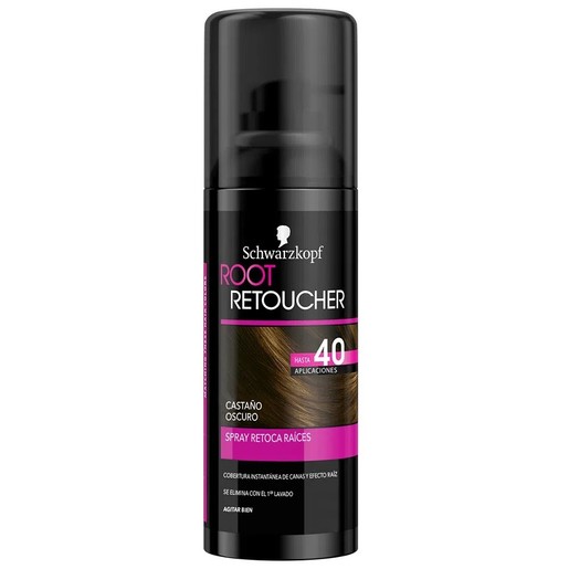 Schwarzkopf Root Retoucher Spray που Καλύπτει τα Λευκά στις Ρίζες, Καστανό Σκούρο 120ml Schwarzkopf Root Retoucher Spray που Καλύπτει τα Λευκά στις Ρίζες, Καστανό Σκούρο 120ml