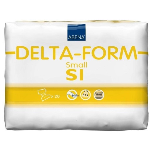 Abena Delta-Form Adults Πάνα για Βαριάς Μορφής Ακράτεια Ενηλίκων Μικρό Μέγεθος 60-80cm Delta S1 20τεμάχια Abena Delta-Form Adults Πάνα για Βαριάς Μορφής Ακράτεια Ενηλίκων Μικρό Μέγεθος 60-80cm Delta S1 20τεμάχια