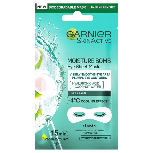 Garnier SkinActive Moisture Bomb Eye Sheet Mask 1x6g