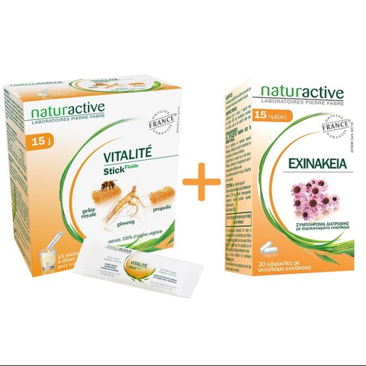 Naturactive Πακέτο Προσφοράς Vitalite Φυσικό Συμπλήρωμα για Ενίσχυση του Ανοσοποιητικού 15sachets & Δώρο Echinachea 30caps Naturactive Πακέτο Προσφοράς Vitalite Φυσικό Συμπλήρωμα για Ενίσχυση του Ανοσοποιητικού 15sachets & Δώρο Echinachea 30caps