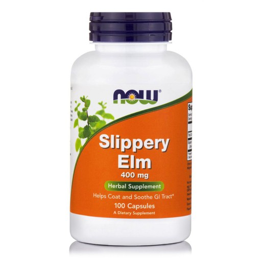 Now Foods Slippery Elm 400mg Συμπλήρωμα Διατροφής για την Αντιμετώπιση των Λοιμώξεων του Ουροποιητικού Συστήματος 100caps