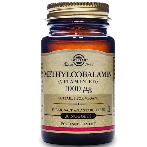 Solgar Methylcobalamin (Vitamin B12) 1000mcg 30 nuggets Solgar Methylcobalamin (Vitamin B12) 1000mcg 30 nuggets