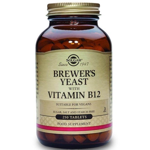 Solgar Brewer’s Yeast With Vitamin B12 500mg 250 tabs Solgar Brewer’s Yeast With Vitamin B12 500mg 250 tabs