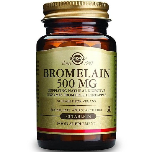 Solgar Bromelain 500mg 30 tabs Solgar Bromelain 500mg 30 tabs