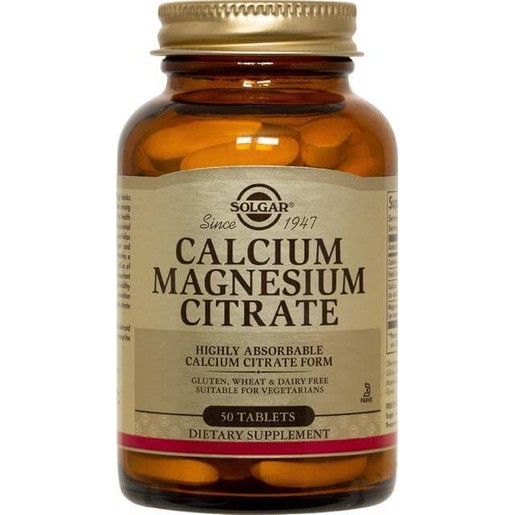 Solgar Calcium Magnesium Citrate 50 tabs Solgar Calcium Magnesium Citrate 50 tabs