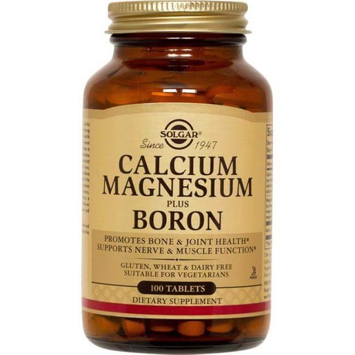 Solgar Calcium Magnesium Plus Boron 100 tabs Solgar Calcium Magnesium Plus Boron 100 tabs