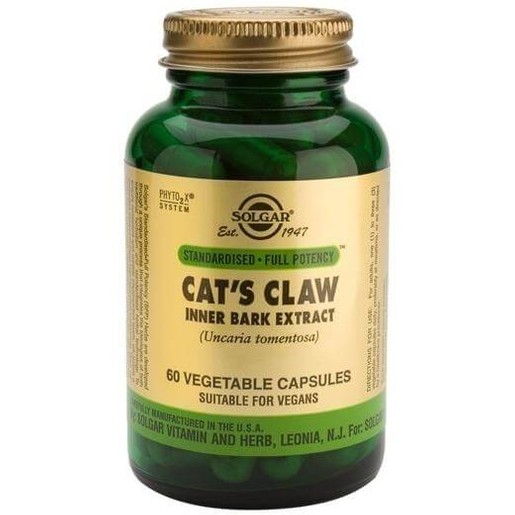 Solgar Sfp Cat’s Claw Inner Bark Extract 60 veg.caps Solgar Sfp Cat’s Claw Inner Bark Extract 60 veg.caps