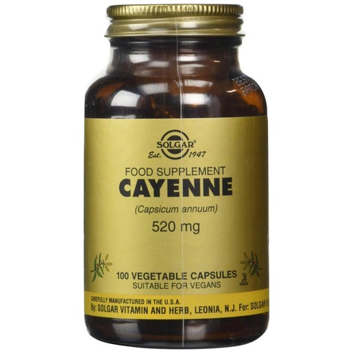 Solgar Cayenne 520mg 100 veg.caps Solgar Cayenne 520mg 100 veg.caps