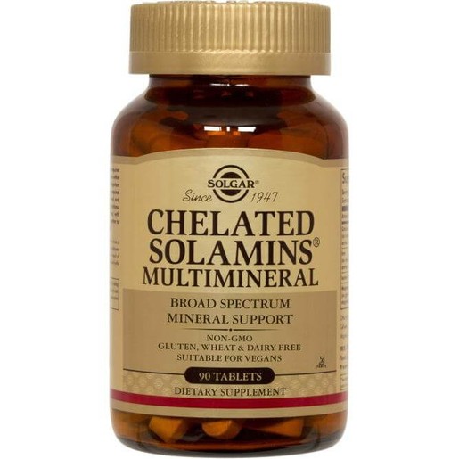 Solgar Chelated Solamins Multimineral 90 tabs Solgar Chelated Solamins Multimineral 90 tabs