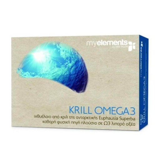 MyElements Krill Omega3 Ιχθυέλαιο Πλούσιο Σε Ωμέγα-3 Λιπαρά Οξέα MyElements Krill Omega3 Ιχθυέλαιο Πλούσιο Σε Ωμέγα-3 Λιπαρά Οξέα
