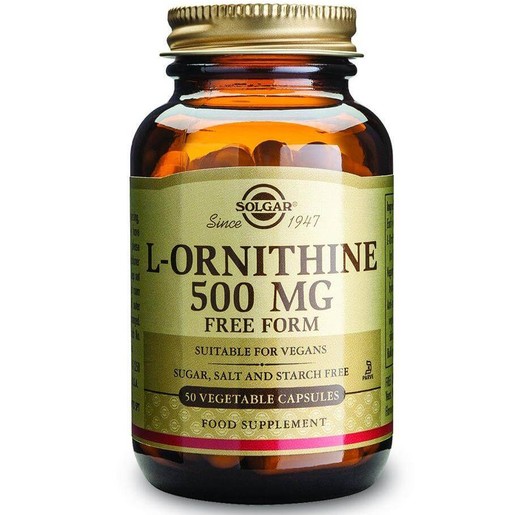 Solgar L-Ornithine 500mg 50 Veg.Caps Solgar L-Ornithine 500mg 50 Veg.Caps
