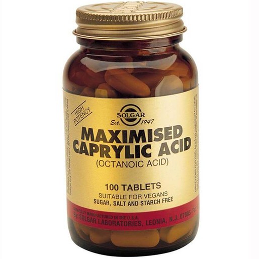 Solgar Maximised Caprylic Acid 100 tabs Solgar Maximised Caprylic Acid 100 tabs