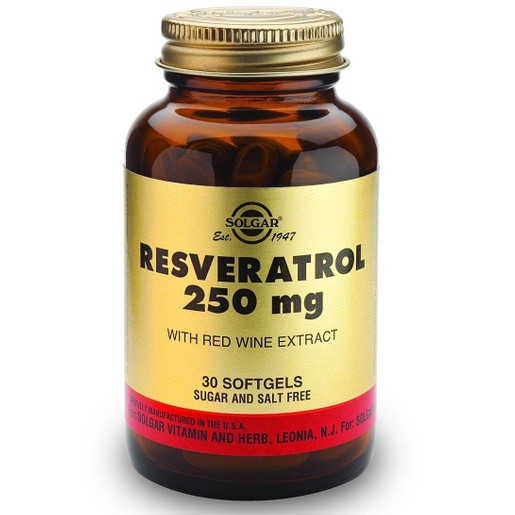 Solgar Resveratrol 250mg 30 softgels