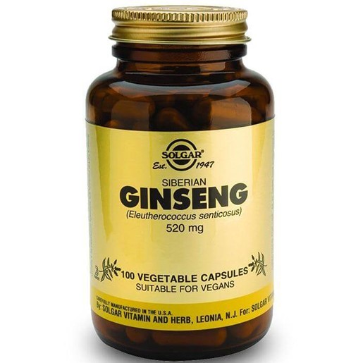 Solgar Siberian Ginseng 520mg 100 veg.caps Solgar Siberian Ginseng 520mg 100 veg.caps